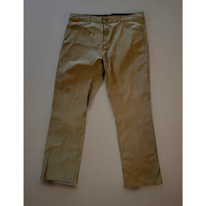 Eddie Bauer Pants Men 38x30 Olive Hiking Performance Outdoor Jeans Style 6 Pkt